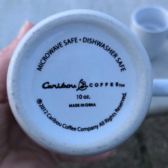 Mustache & Lips Coffee Mug Set Caribou Coffee - Picture 7 of 7